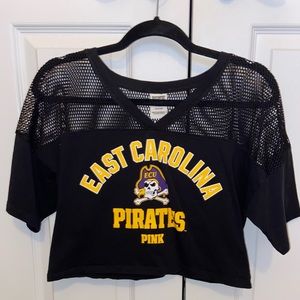 never worn ECU mesh crop top